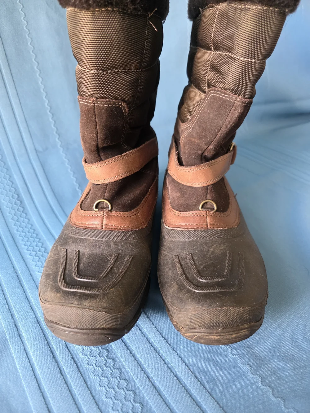 The North Face Chilkat III Waterproof Winter Snow Boots Brown Sz 8